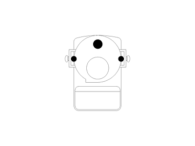 厨房厨具图块图块灶具图块灶具立面图块 食物打碎机