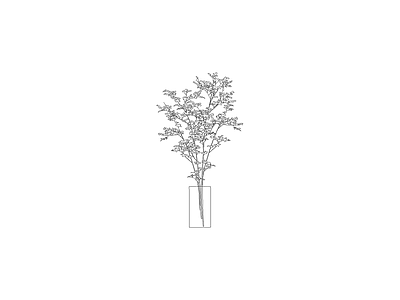 花 花瓶花卉绿植装饰摆件图块