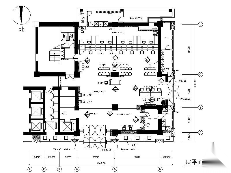 中信银行某支行装修图