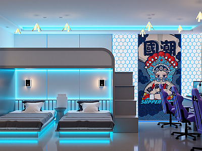现代酒店客房