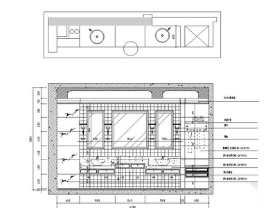 [山西]200㎡现代风格跃层公寓装修施工图 公寓