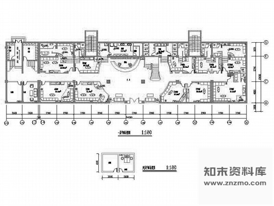 施工图某大型钱柜KTV室内装修图