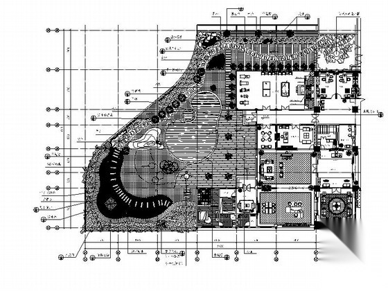 办公区环境景观项目规划设计施工图 办公工业景观