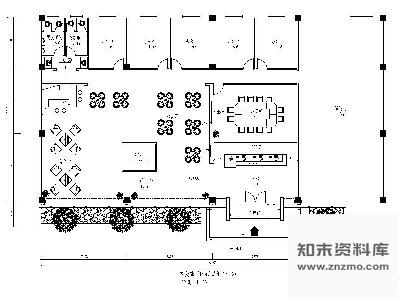 施工图唐山某售楼处工程施工图