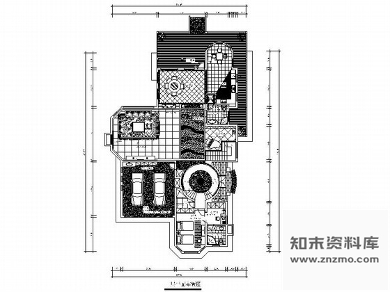 图块/节点某三层别墅装饰平面图