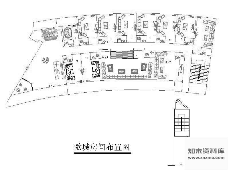 施工图某KTV歌城设计装修施工图