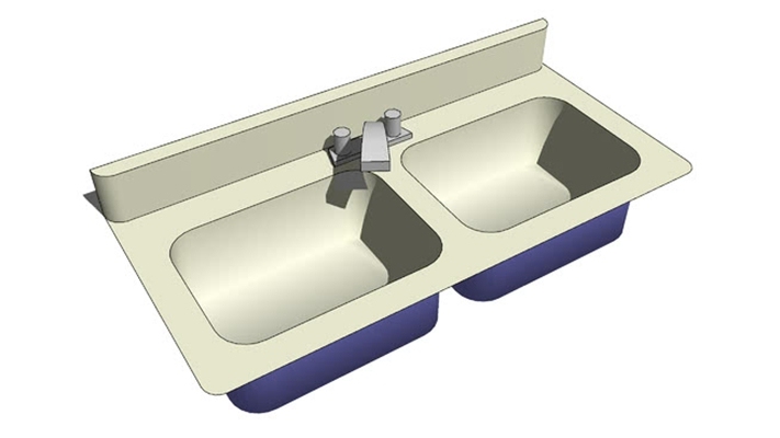 水槽 草图大师模型