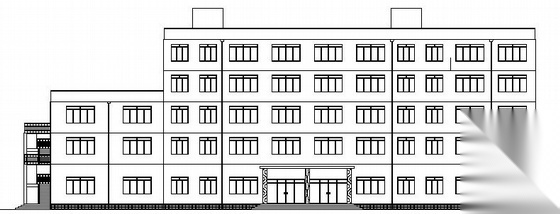 [毕业设计]延安某厂框架综合办公楼建筑施工图