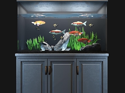 简欧水族鱼缸