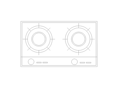 厨房设施 现代家具图块别墅家具图块施工图