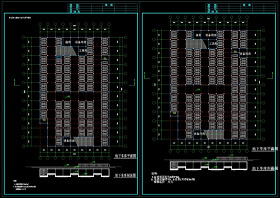 青塔东里小区地下停车场CAD图纸 户外