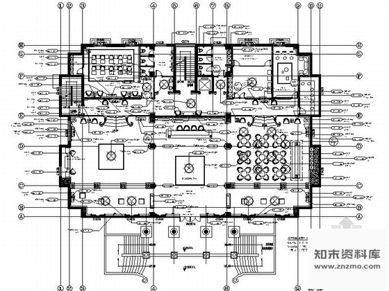 施工图辽宁某花园小区欧陆风格售楼处室内装修图含效果