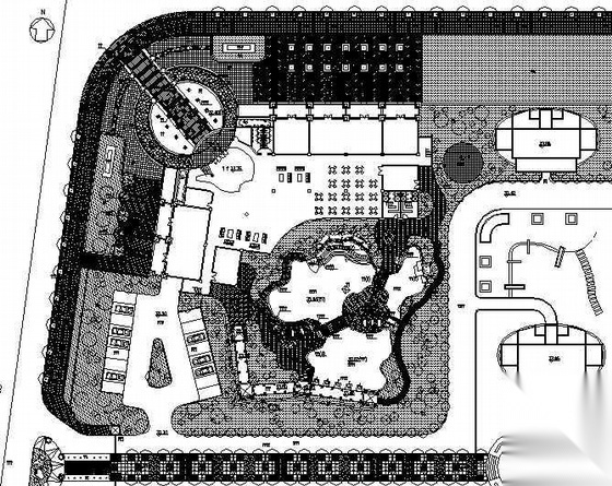 会所环境景观设计施工图