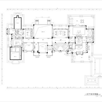 七星级别墅庄园A户型别墅|CAD施工图