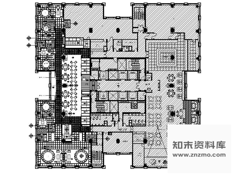 施工图澳门奢华酒店中餐厅设计图含效果