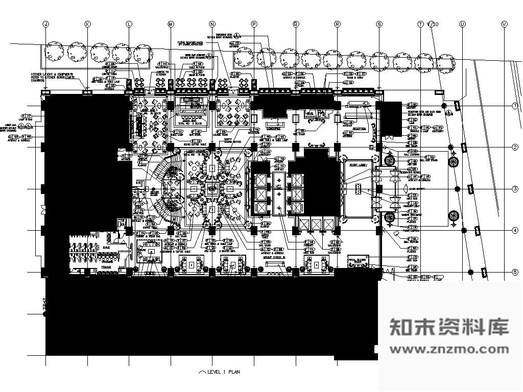 施工图北京高档品牌酒店部分施工图含实景