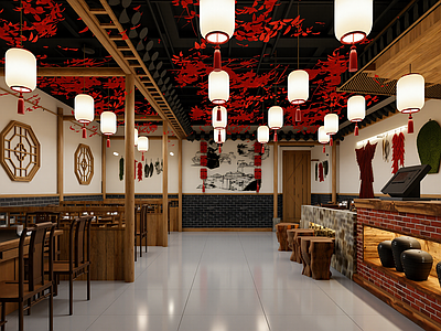 工业风中餐厅