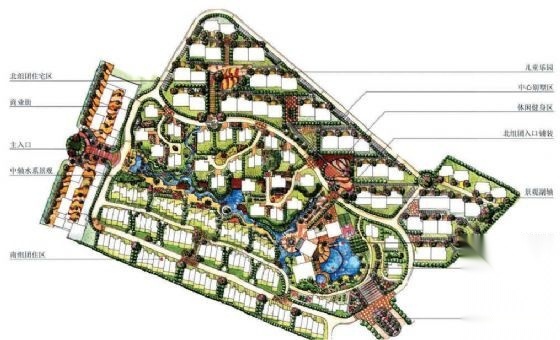 武汉碧湖云溪环境方案 居住区景观