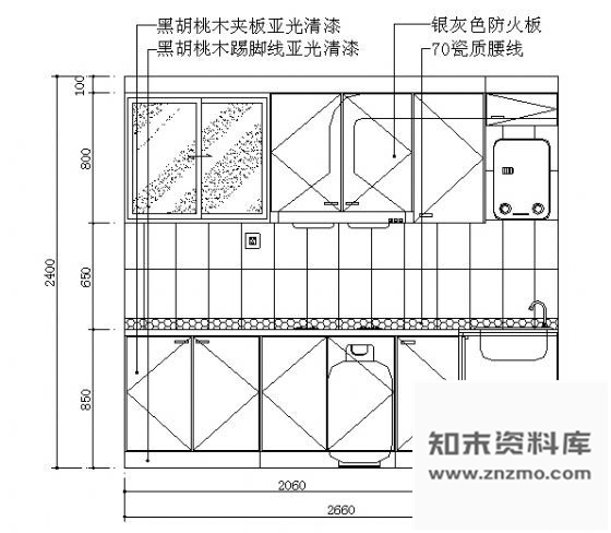 图块/节点厨房立面