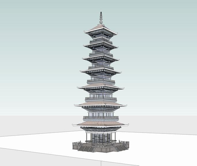 中式塔楼