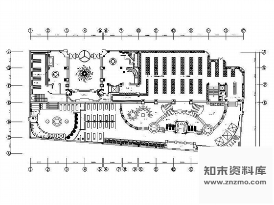 施工图北京某俱乐部装修图(平面)