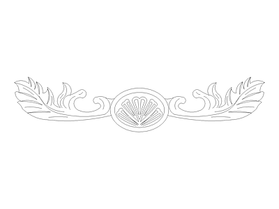欧式家具图块 立水花