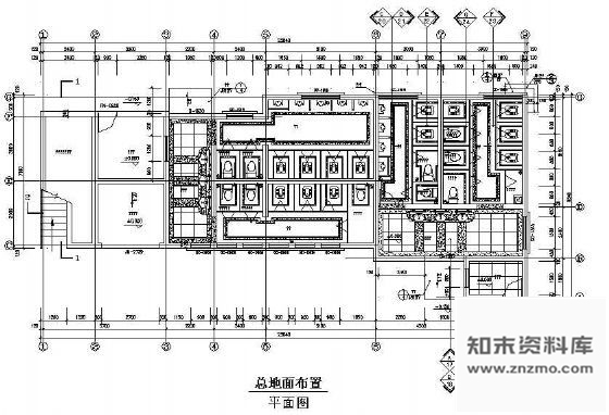 施工图公共卫生间装修施工图