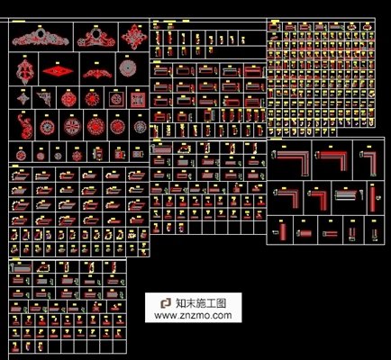 各种欧式石膏线 路径大全 各式线条