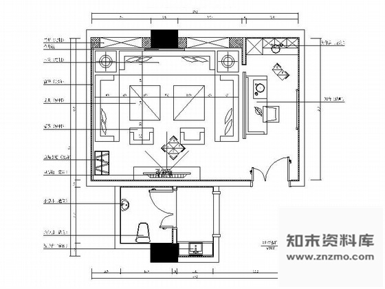 施工图北京量贩式娱乐会所KTV包间装修图