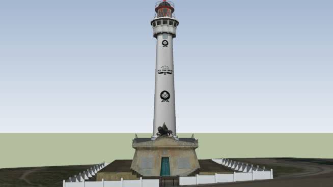灯塔egmond AAN齐”j.c.j.有speijk” 灯塔 防波堤