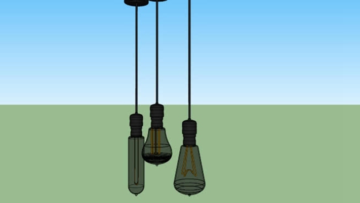 吊灯 草图大师模型
