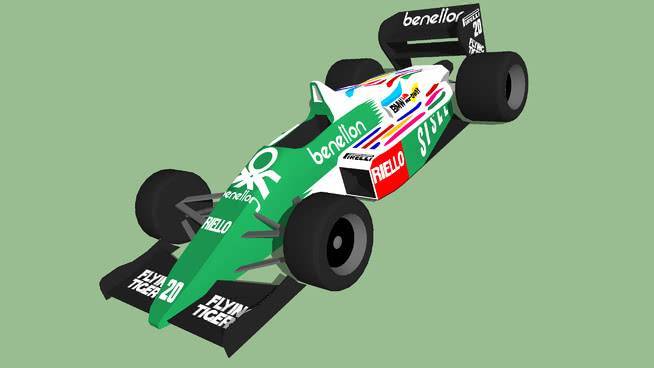 1986年b186贝纳通F1，因为 赛车 割草机 卡丁车 其他 玩具