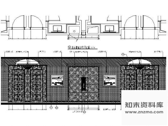 图块/节点酒店走廊详图