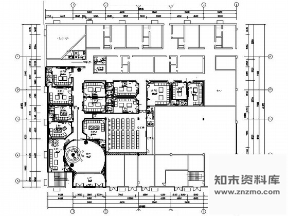 施工图郑州某豪华娱乐KTV室内装修施工图含效果