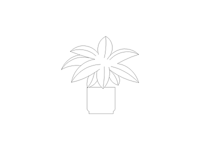 绿植 花瓶花卉绿植装饰摆件图块