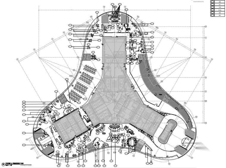 [武汉]中心样板层及T3办公楼CAD+PDF施工图