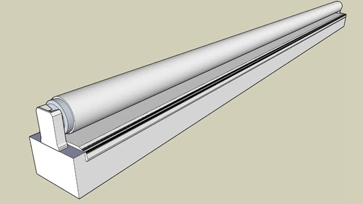 日光灯 草图大师模型