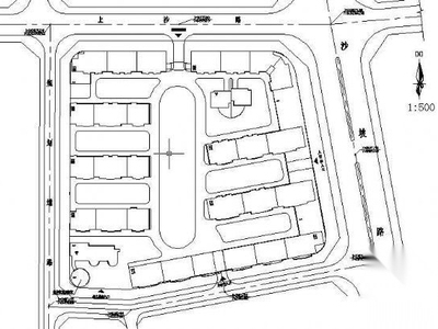 小区园林绿化施工图 居住区景观