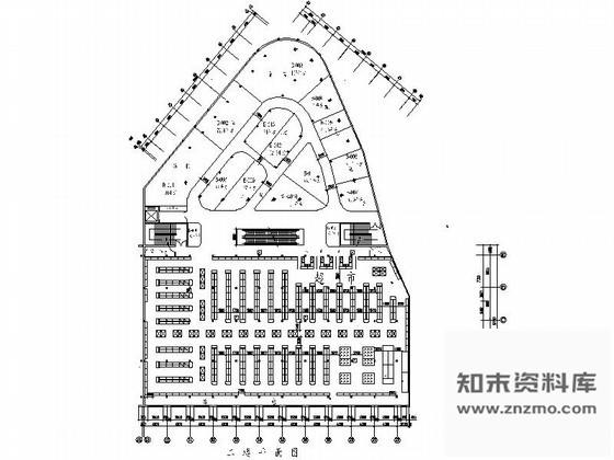 图块/节点某百货商场布局平面图