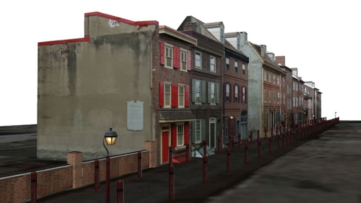 Elfreth的Alley North