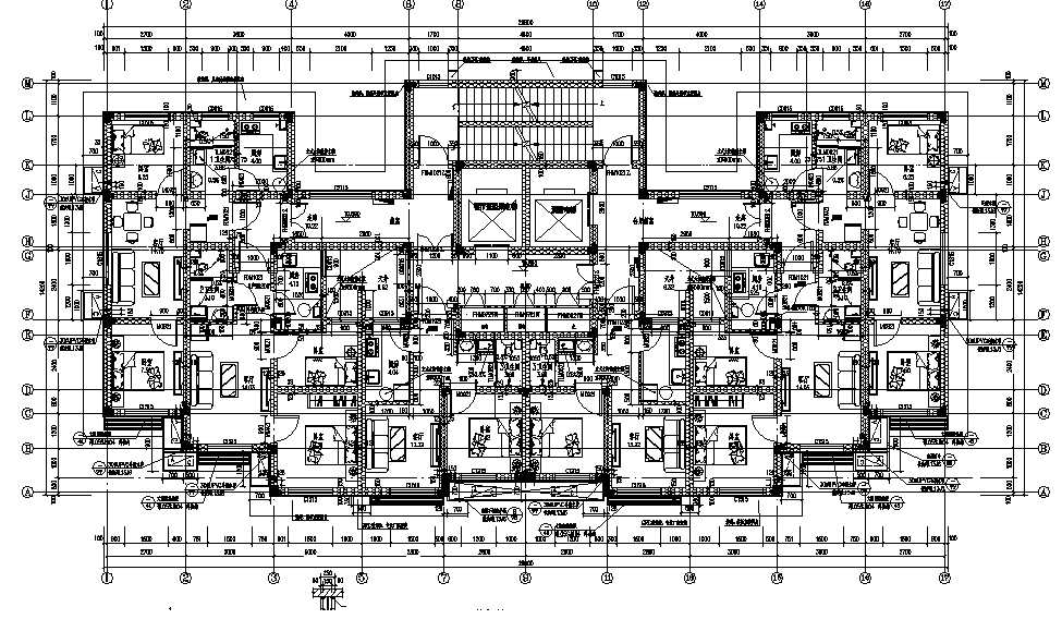 十七层装配式住宅楼全套建筑施工图