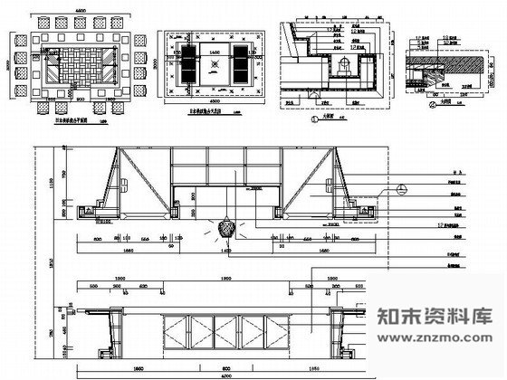 图块/节点日式铁板烧台详图