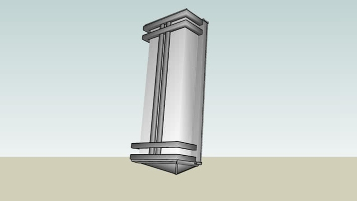 壁灯 草图大师模型