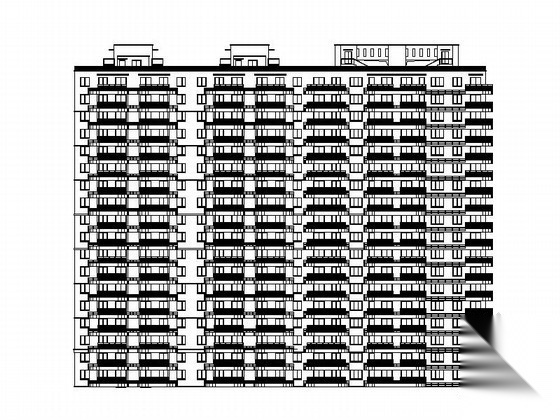 [杭州]某居住区15栋高层住宅、地下车库建筑施工图