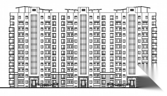嘉兴某广场建筑设计施工图