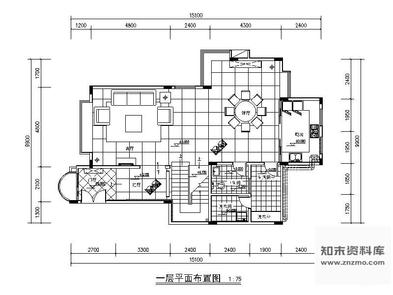 施工图某知名山庄别墅装修图含实景