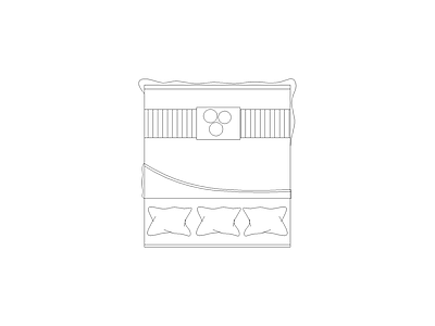 床 国外高端品牌家具图块