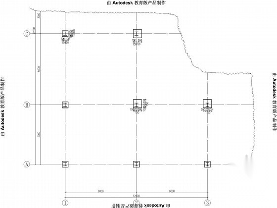 原混凝土结构加层钢结构加固改造施工图 抗震加固结构