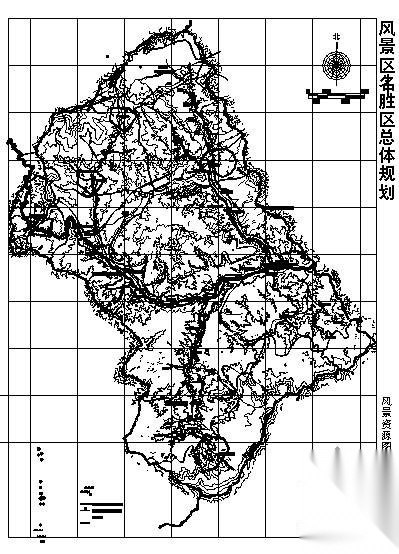重庆某风景区给排水规划图纸 市政给排水 给排水图