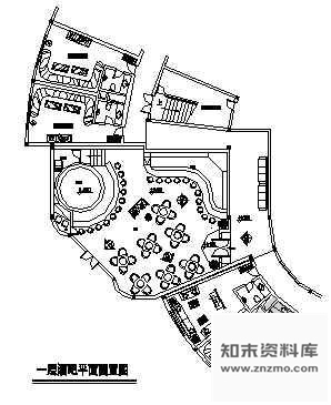 施工图一小酒吧装饰施工图